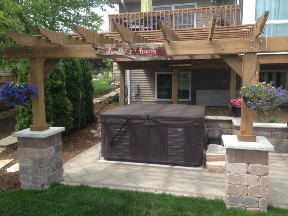 Beautifully maintained garden and patio — Fiddlehead Gardens stewardship