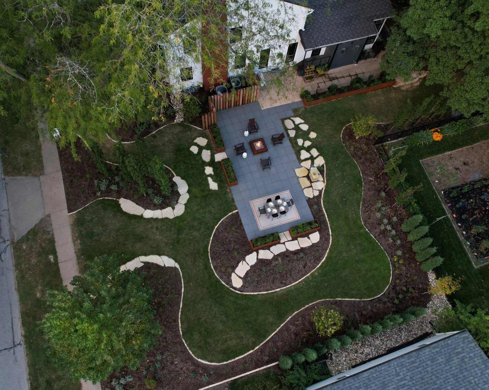 Aerial transformation — Iowa City